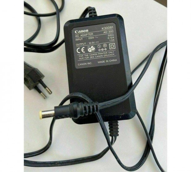 Adapter, tlt, tpegysg: Canon Ad-300, Universal MW-108, AC/DC adapt
