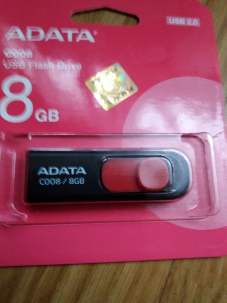 Adata 8GB USB 2.0 pendrive fekete/piros