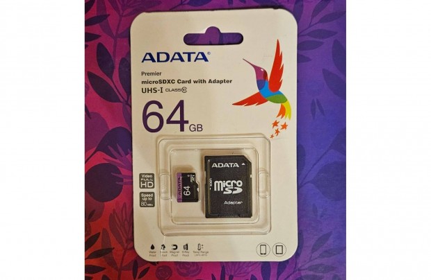 Adata Micro Sdxc 64GB + Adapter - bontatlan