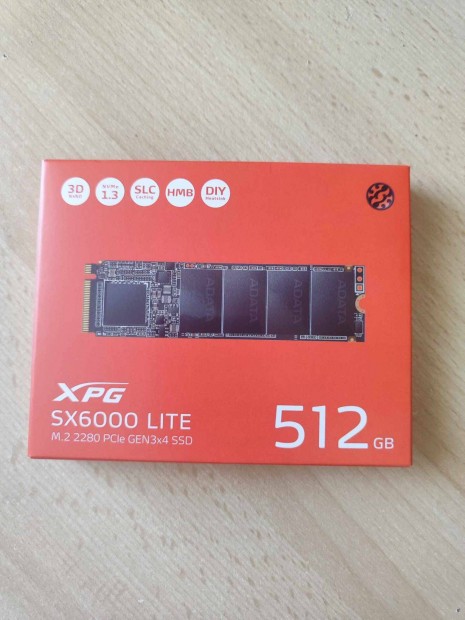 Adata Xpg SX6000 lite - SSD M.2 512 GB meghajt