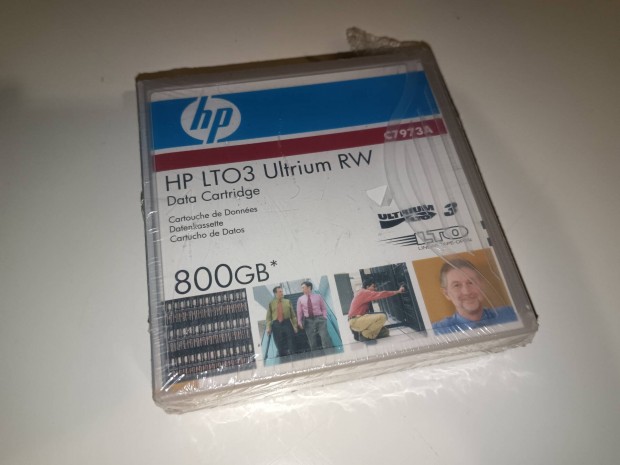 Adatkazetta HP LTO3 Ultrium C7973A 800GB RW