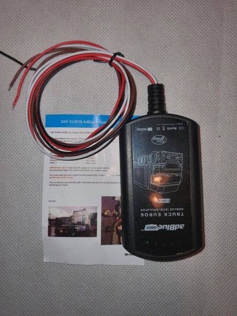 Adblue emulátor DAF EURO 6 szabványokhoz