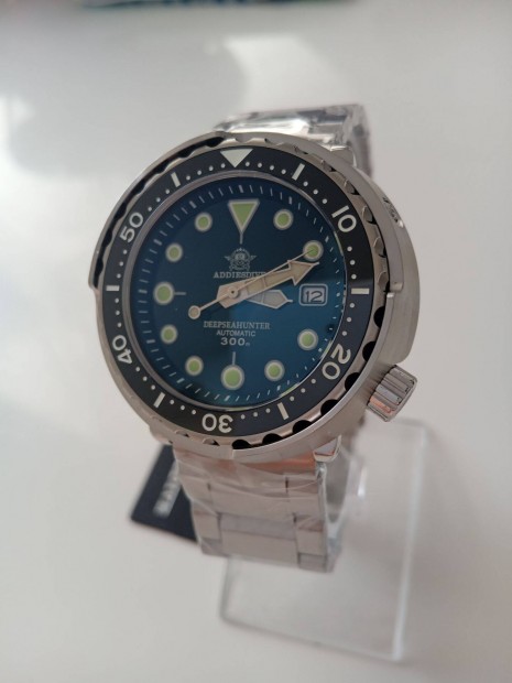 Addiesdive Tuna Automatic Black diving watch
