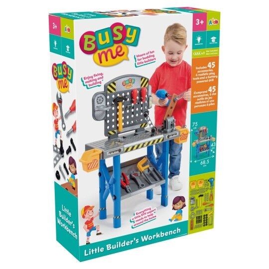 Addo Play Busy Me Plastic Workbench, manyag jtk munkapad, 45 rsze