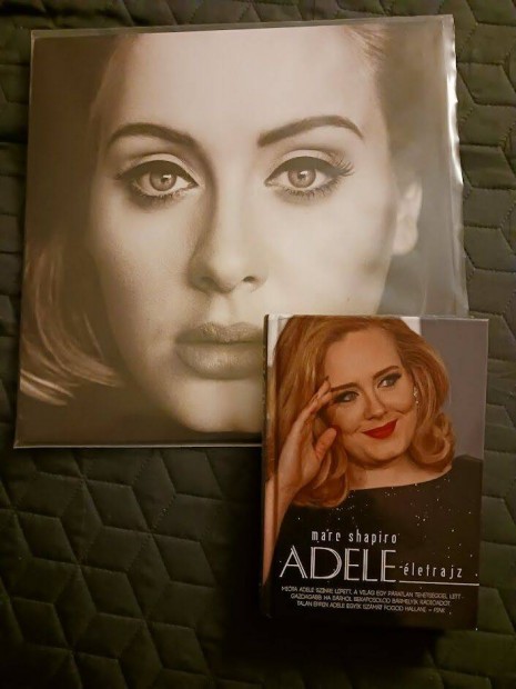 Adele 25 LP+ Adele letrajz knyv