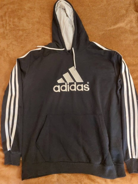 Adidas 3XL Szrke kapucnis pulver