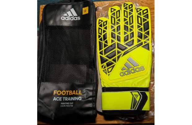 Adidas Ace Training neonzld keszty tskval (12-es mret)