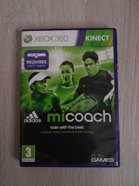 Adidas Micoach Xbox 360 Kinect Fitness lemez