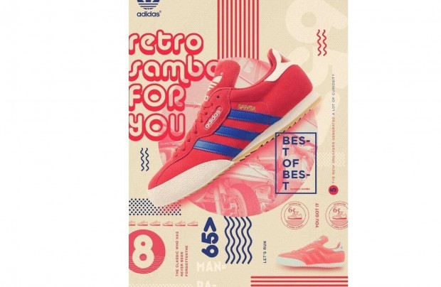 Adidas Samba kp A/3-as mretben