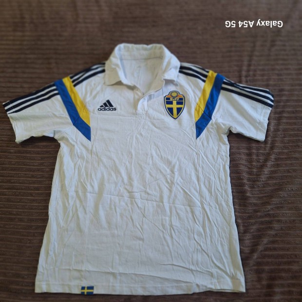 Adidas Svéd Válogatott Póló L-Es