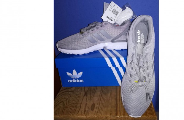 Adidas Zx Flux eredeti, új, címkés szürke cipő dobozzal (41,42,43)