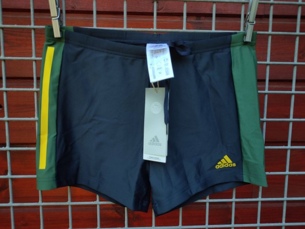 Adidas fekete zld srga boxer frdnadrg M-es (06.)