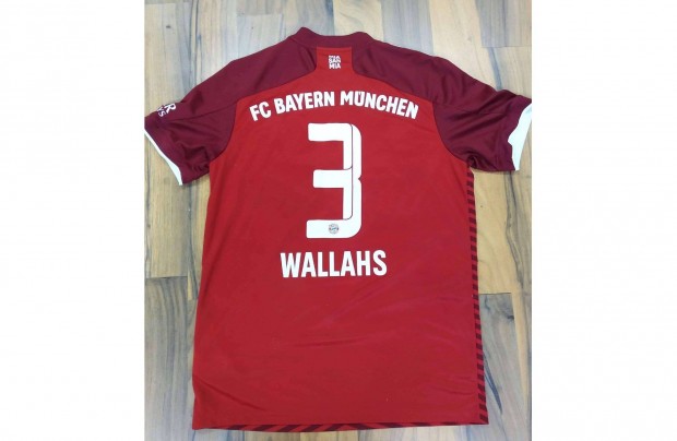Adidas foci mez FC Bayern Mnchen Wallahs M-es football polo t-shirt