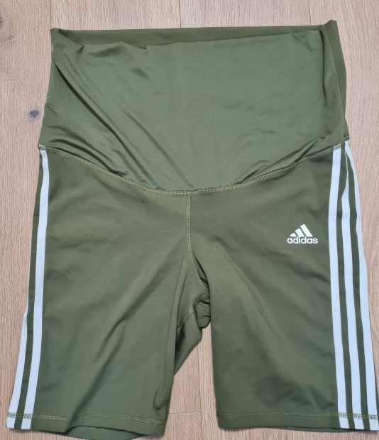 Adidas ni khaki "end plastic waste" kismama sportos rvidnadrg XL