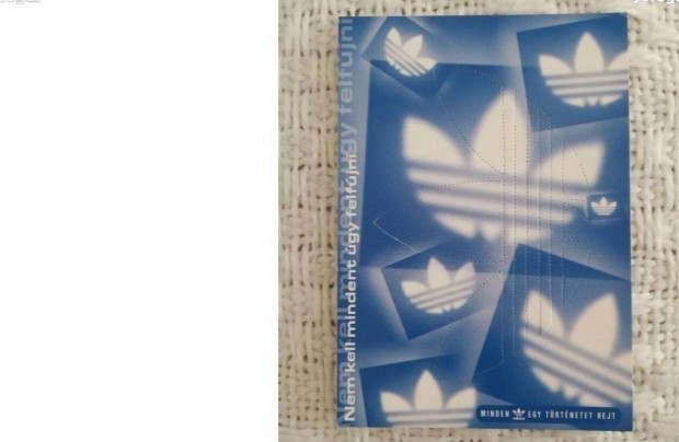 Adidas originals képeslap,a 90-es évekből.Különleges,egyedi design