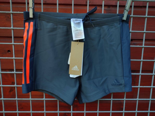 Adidas szrke narancssrga boxer frdnadrg M-es (03.)