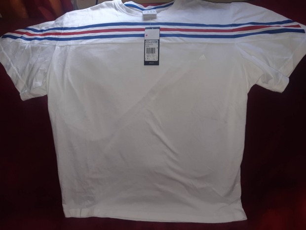 Adidas j Francia vlogatott  pamut polo. XL 