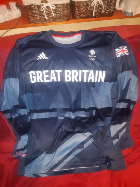 Adidas új Nagy Britania olimpiai válogatott melegítő felső XL-2XL