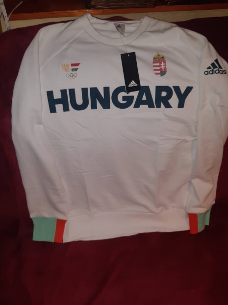 Adidas j Rii olimpiai magyar vlogatott melegt fels M-L-XL-2XL