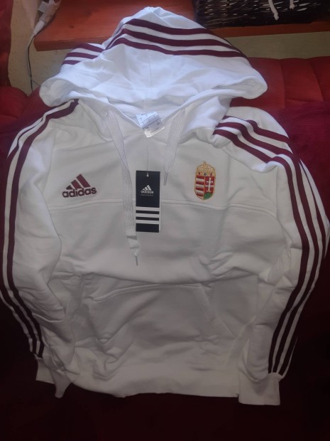 Adidas j magyar vlogatott pamut kapucnis melegt fels 2XL-3XL