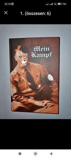 Adolf Hitler mein kampf harcom knyv nem magyar hanem nmet 