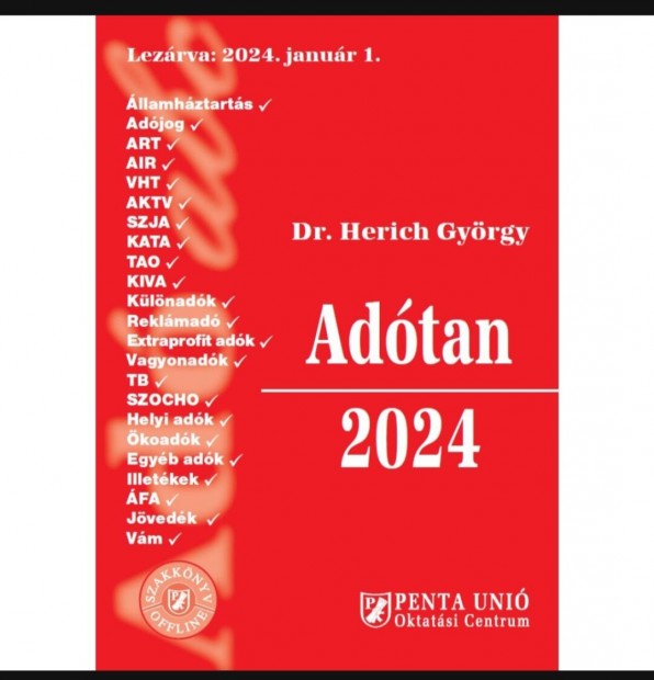 Adtan 2024 s Pnzgyi szmvitel j knyvek