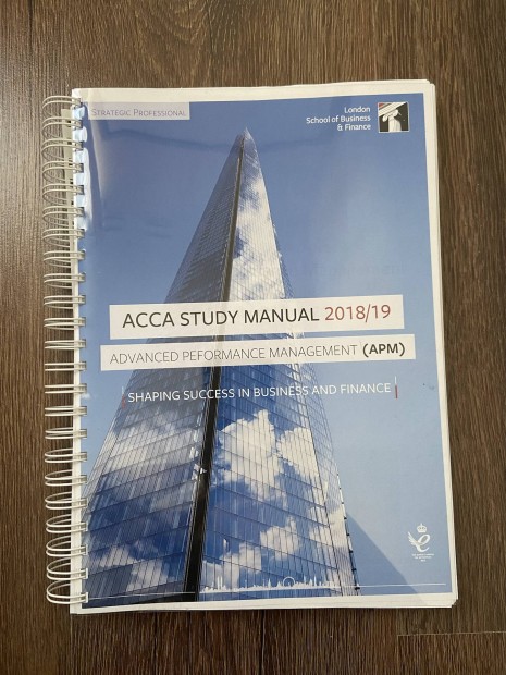 Advanced Performance Management - APM (ACCA)