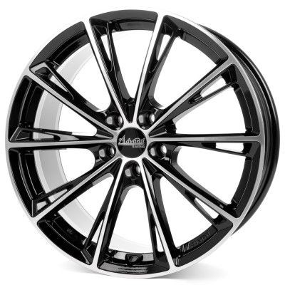 Advanti Predator Fekete polír 7,5X17 5X100 ET40 CB63,4 | alufelni |