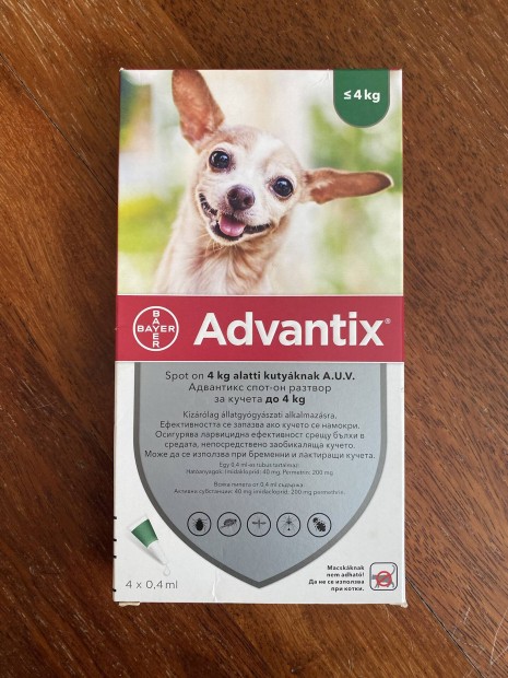 Advantix Spot ON 4kg alatti kutyknak
