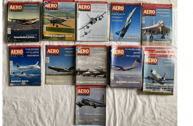 Aero magazin (55 db.) újszerű állapotban
