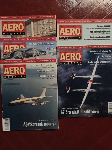 Aero magazinok / 5 db