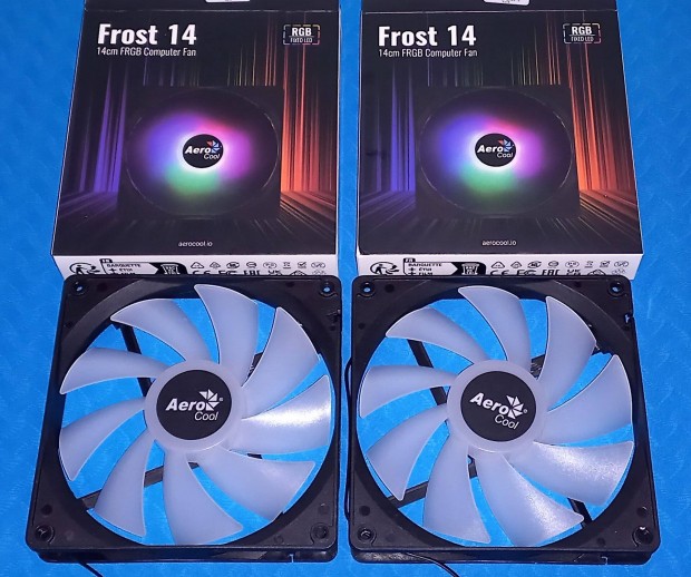 Aerocool Frost 14 Frgb ventiltorok, 2 db