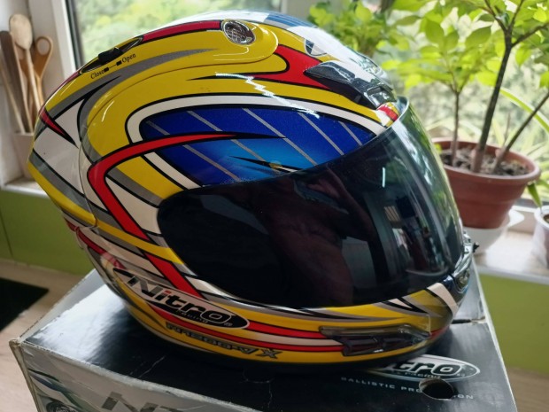 Aerolite NITRO N1200 Vx Sötétített Bukósisak