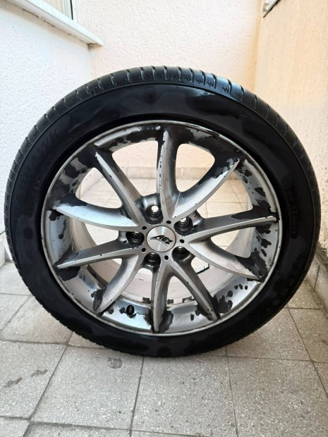 Aez 17" 7.5 J 5x108 felni + 235/45 R17 Firestone nyári gumi