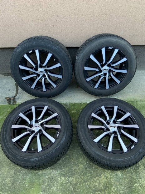 Aez 17"alufelni 5x112 ET40 7,5j Bridgestone 215/60 téli gumival
