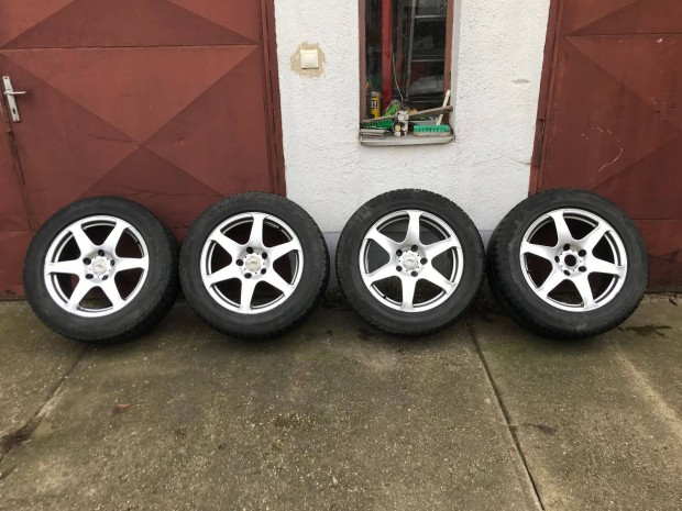 Aez 8,5x18" - 5x130 alufelni 255/55 Bridgestone t�li gumikkal elad�!