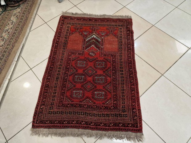 Afgán kondozi 80x120 nomád kézi gyapjú perzsa szőnyeg falikép BFZ830