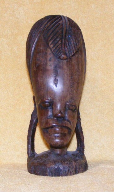 Afrikai faragott szobor, figura