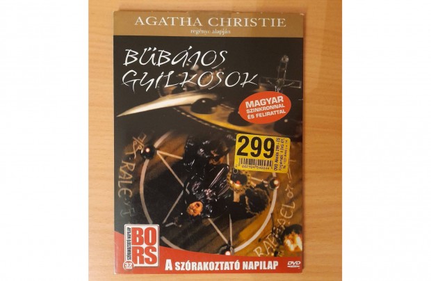 Agatha Christie Bbjos Gyilkosok krimi DVD elad