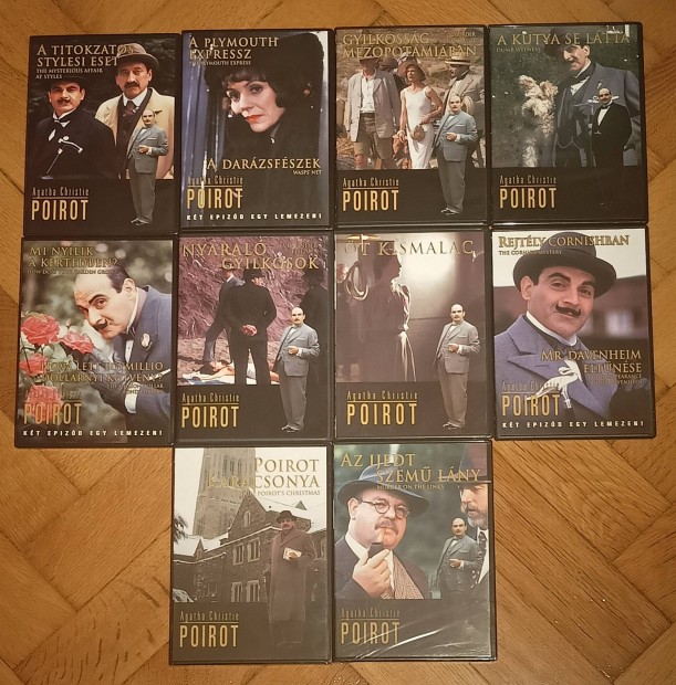 Agatha Christie Poirot DVD egyben 