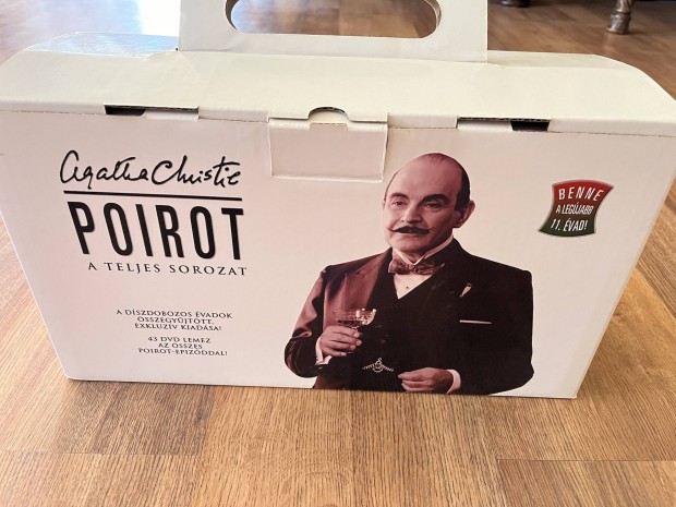 Agatha Christie: Poirot - Az els tizenegy vad (43 DVD) Dszdobozos