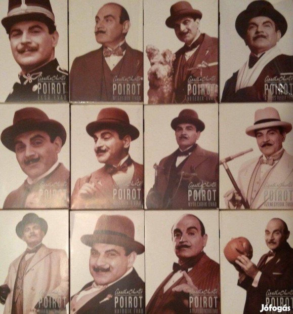 Agatha Christie - Poirot 1-10. vad - David Suchet vadonknt 9999 Ft