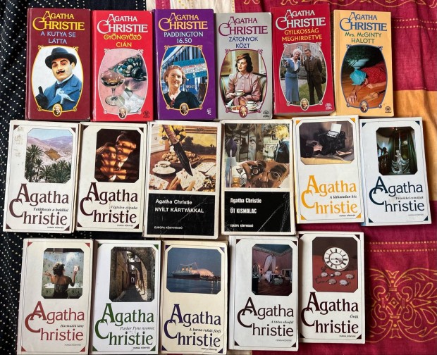 Agatha Christie knyvek eladk