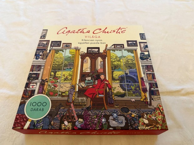 Agatha Christie puzzle, kirakós játék