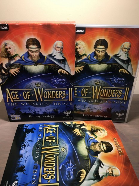 Age Of Wonders 2 The Wizard's Throne PC Játék, Díszdobozos, Ritka!