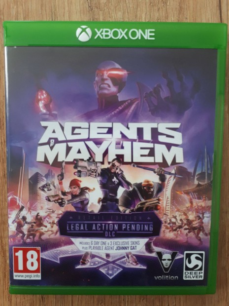 Agents Mayhem xbox one-series x jtk,elad-csere"