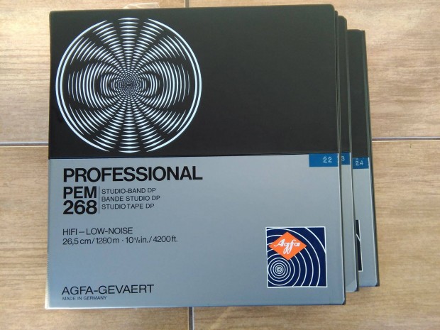 Agfa PEM 268 - 26,5 cm - Professional szalag ors