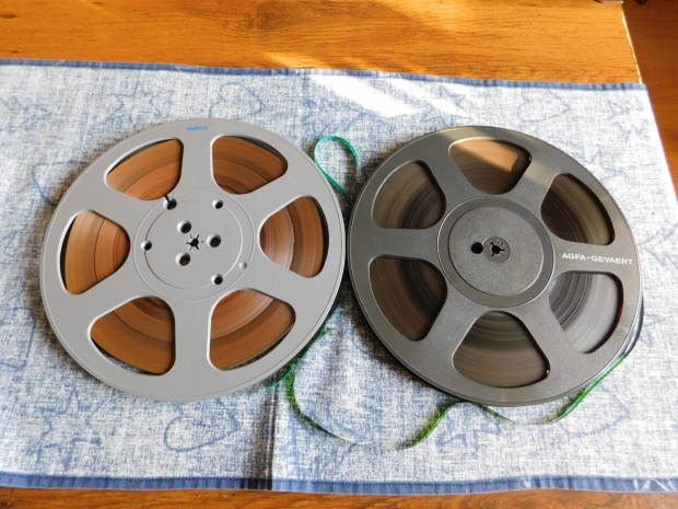 Agfa+Revox 26.5 cm orsón Basf-Agfa szalag 2 db
