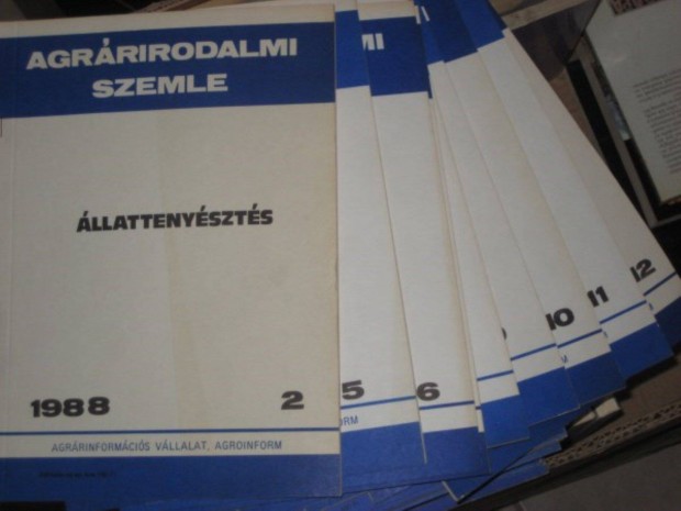 Agrrirodalmi szemle 1988 2. s 5.-12. (llat)