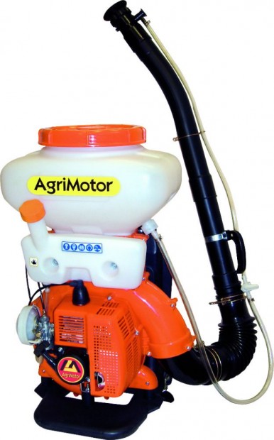Agrimotor 3WF-3 Benzinmotoros háti permetező levegős permetező, porzá